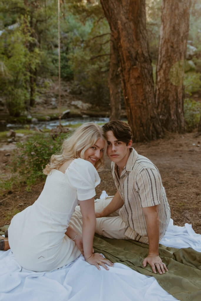 Faith and Max, Romantic Picnic Photoshoot, Pine Valley, Utah - Southern Utah Photographer, Emily Dawn Photo