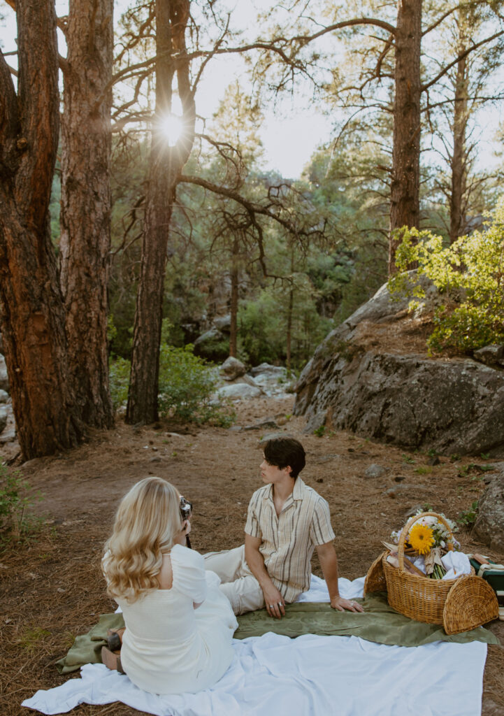 Faith and Max, Romantic Picnic Photoshoot, Pine Valley, Utah - Southern Utah Photographer, Emily Dawn Photo