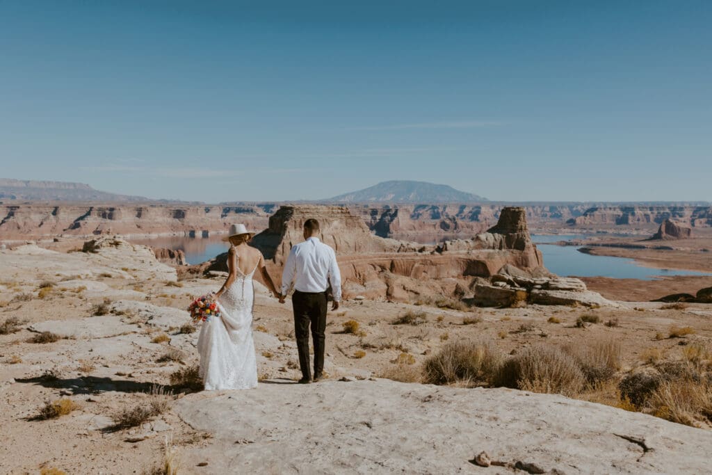 Ashlyn and Joe | Alstrom Point Lake Powell Elopement | Big Water, Utah | Southern Utah Wedding and Elopement Photographer, Emily Dawn Photo