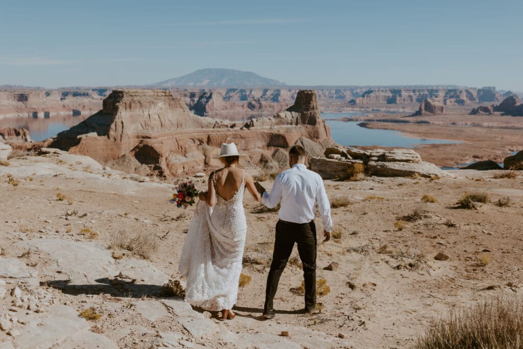 Ashlyn and Joe | Alstrom Point Lake Powell Elopement | Big Water, Utah | Southern Utah Wedding and Elopement Photographer, Emily Dawn Photo