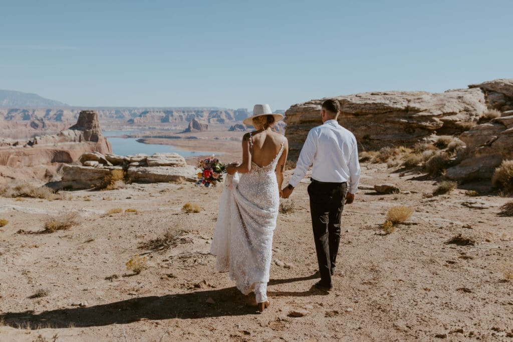 Ashlyn and Joe | Alstrom Point Lake Powell Elopement | Big Water, Utah | Southern Utah Wedding and Elopement Photographer, Emily Dawn Photo