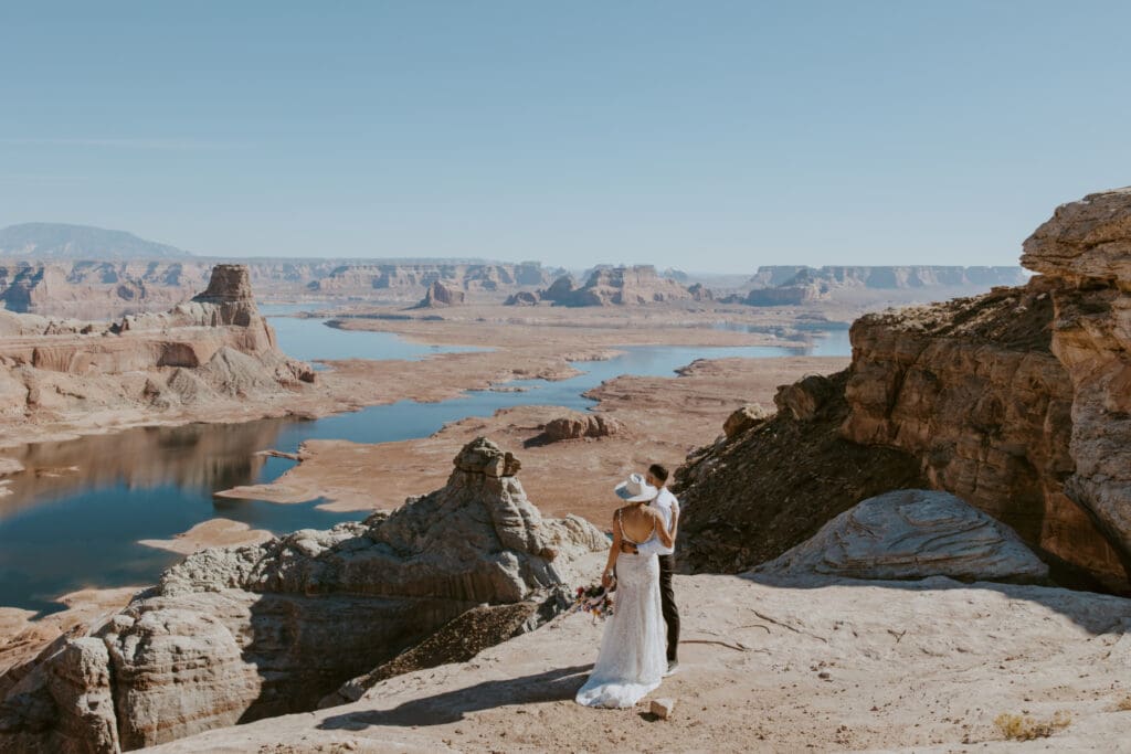 Ashlyn and Joe | Alstrom Point Lake Powell Elopement | Big Water, Utah | Southern Utah Wedding and Elopement Photographer, Emily Dawn Photo
