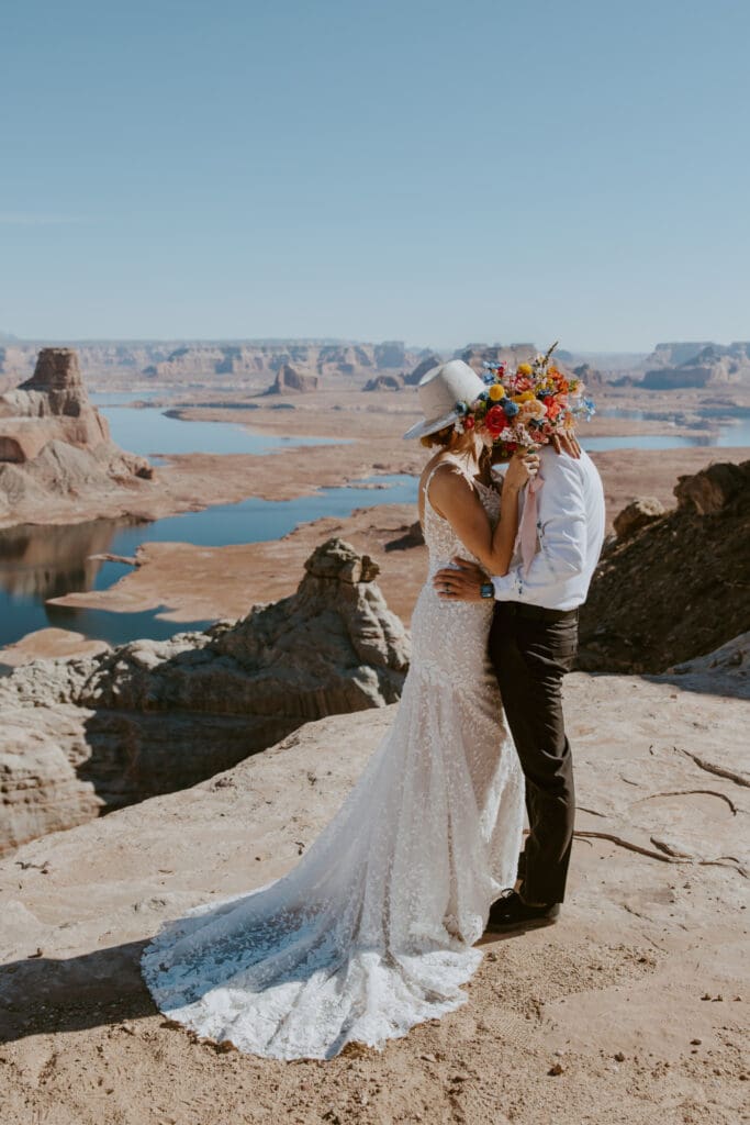 Ashlyn and Joe | Alstrom Point Lake Powell Elopement | Big Water, Utah | Southern Utah Wedding and Elopement Photographer, Emily Dawn Photo