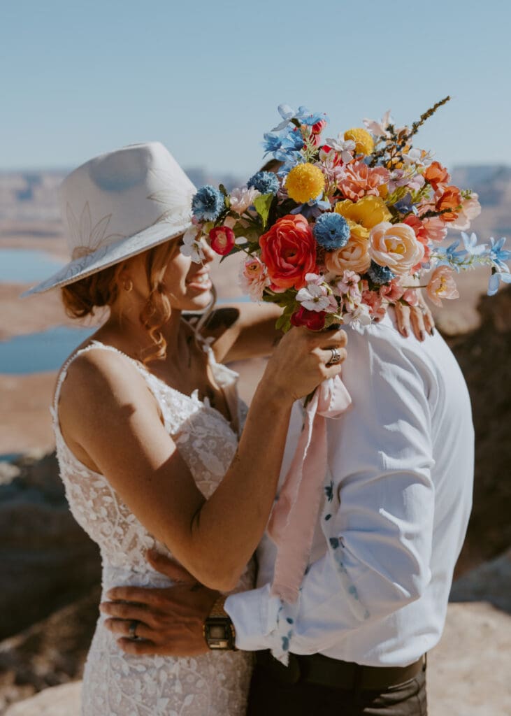 Ashlyn and Joe | Alstrom Point Lake Powell Elopement | Big Water, Utah | Southern Utah Wedding and Elopement Photographer, Emily Dawn Photo