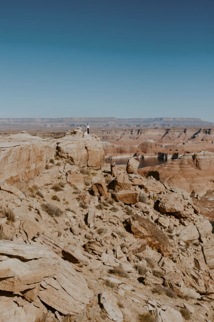 Ashlyn and Joe | Alstrom Point Lake Powell Elopement | Big Water, Utah | Southern Utah Wedding and Elopement Photographer, Emily Dawn Photo