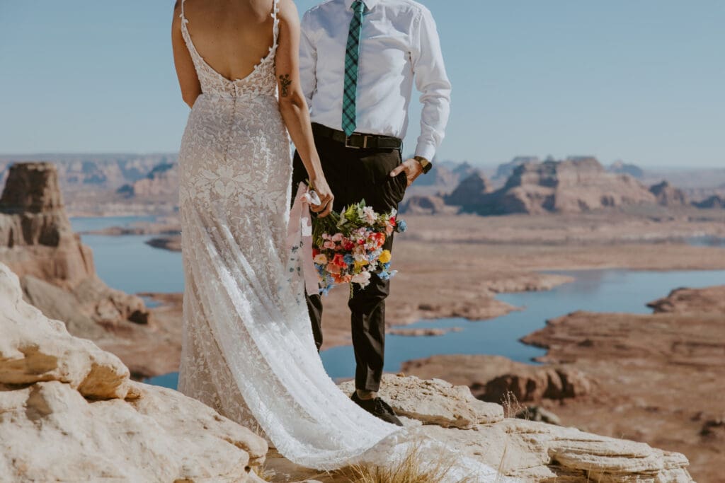 Ashlyn and Joe | Alstrom Point Lake Powell Elopement | Big Water, Utah | Southern Utah Wedding and Elopement Photographer, Emily Dawn Photo