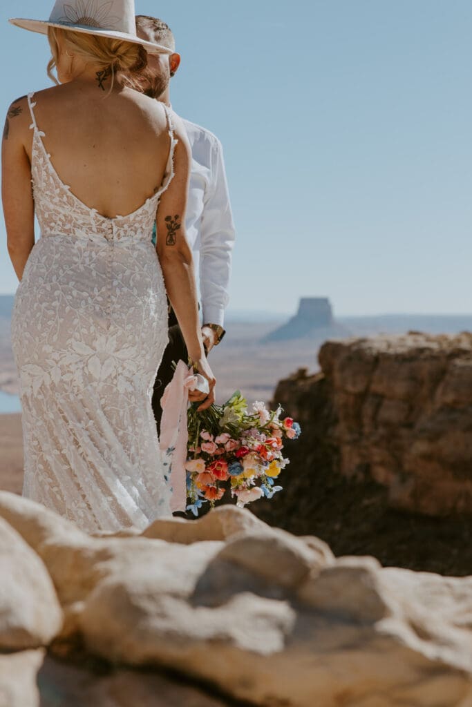 Ashlyn and Joe | Alstrom Point Lake Powell Elopement | Big Water, Utah | Southern Utah Wedding and Elopement Photographer, Emily Dawn Photo