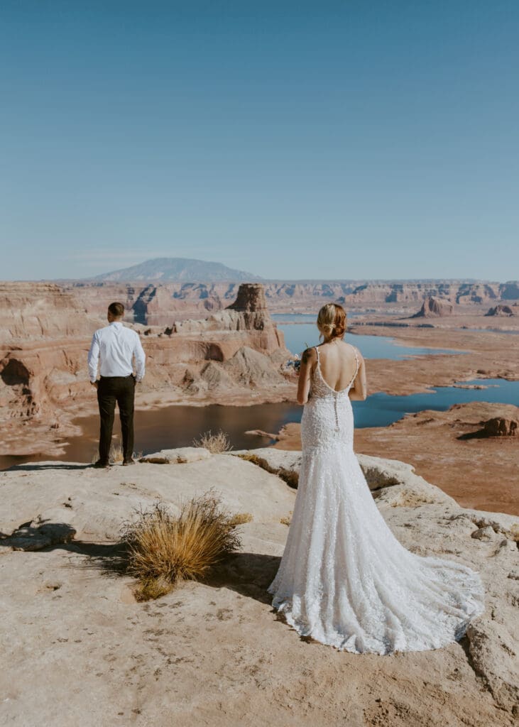 Ashlyn and Joe | Alstrom Point Lake Powell Elopement | Big Water, Utah | Southern Utah Wedding and Elopement Photographer, Emily Dawn Photo