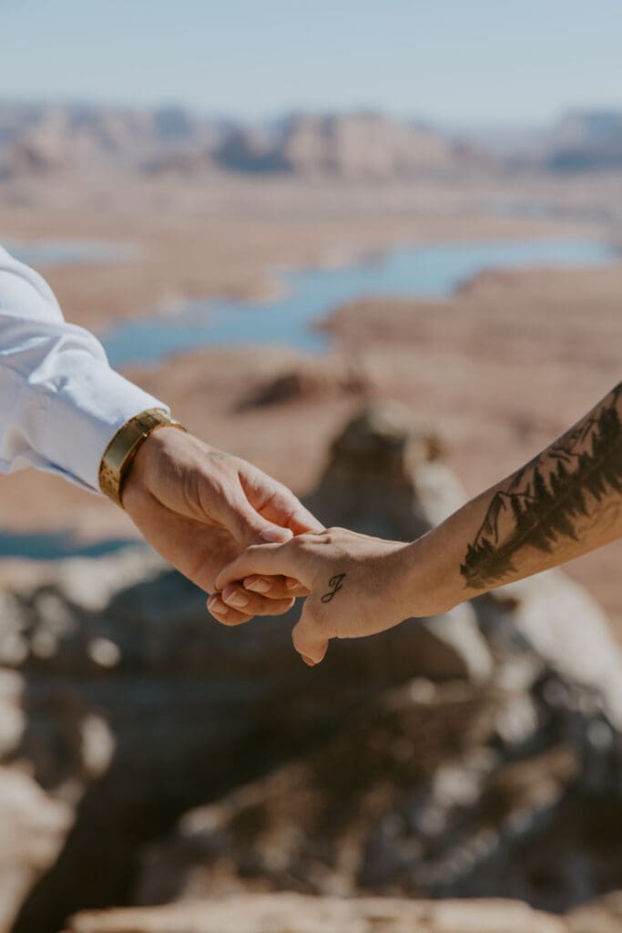 Ashlyn and Joe | Alstrom Point Lake Powell Elopement | Big Water, Utah | Southern Utah Wedding and Elopement Photographer, Emily Dawn Photo