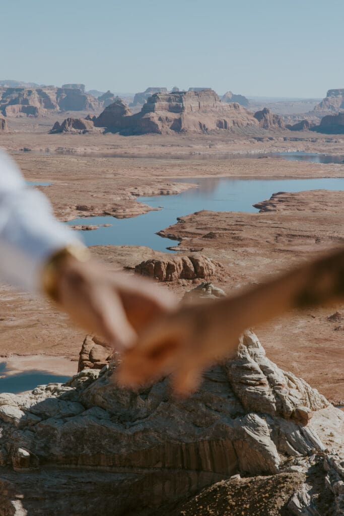 Ashlyn and Joe | Alstrom Point Lake Powell Elopement | Big Water, Utah | Southern Utah Wedding and Elopement Photographer, Emily Dawn Photo