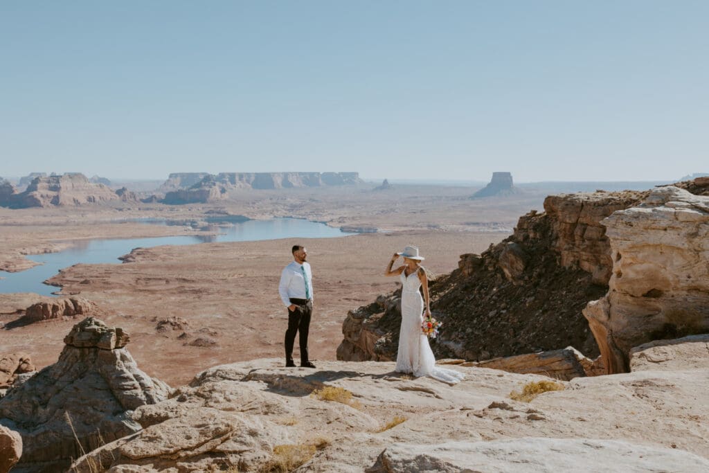 Ashlyn and Joe | Alstrom Point Lake Powell Elopement | Big Water, Utah | Southern Utah Wedding and Elopement Photographer, Emily Dawn Photo