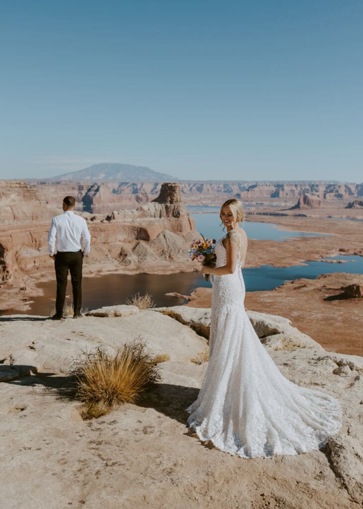 Ashlyn and Joe | Alstrom Point Lake Powell Elopement | Big Water, Utah | Southern Utah Wedding and Elopement Photographer, Emily Dawn Photo