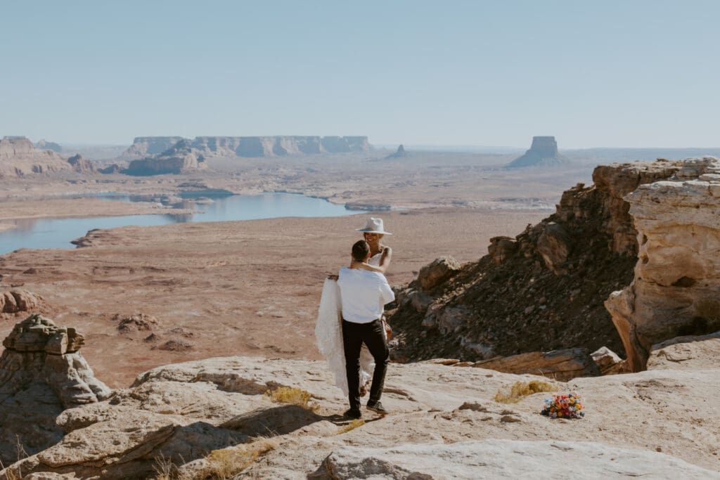 Ashlyn and Joe | Alstrom Point Lake Powell Elopement | Big Water, Utah | Southern Utah Wedding and Elopement Photographer, Emily Dawn Photo