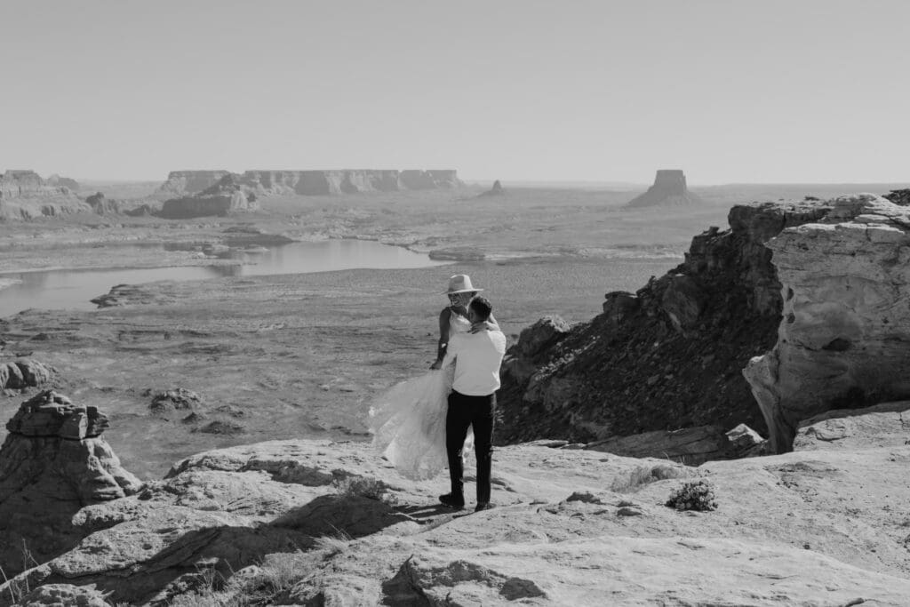Ashlyn and Joe | Alstrom Point Lake Powell Elopement | Big Water, Utah | Southern Utah Wedding and Elopement Photographer, Emily Dawn Photo