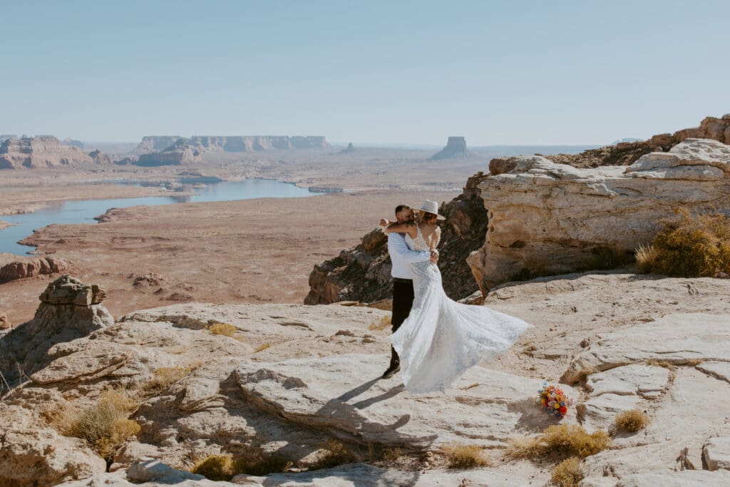 Ashlyn and Joe | Alstrom Point Lake Powell Elopement | Big Water, Utah | Southern Utah Wedding and Elopement Photographer, Emily Dawn Photo