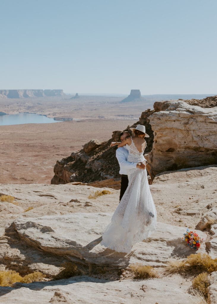 Ashlyn and Joe | Alstrom Point Lake Powell Elopement | Big Water, Utah | Southern Utah Wedding and Elopement Photographer, Emily Dawn Photo