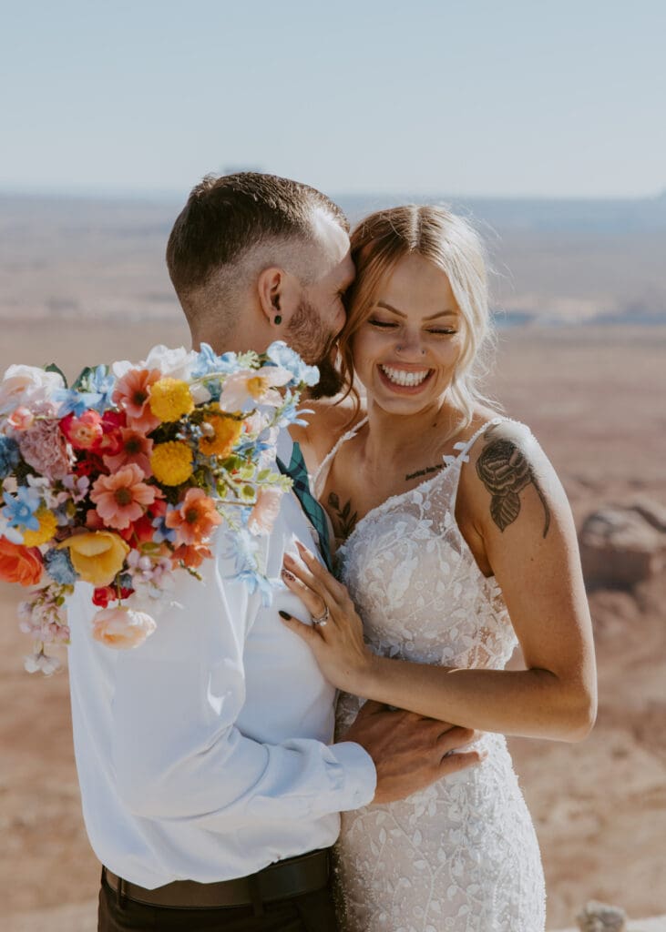 Ashlyn and Joe | Alstrom Point Lake Powell Elopement | Big Water, Utah | Southern Utah Wedding and Elopement Photographer, Emily Dawn Photo