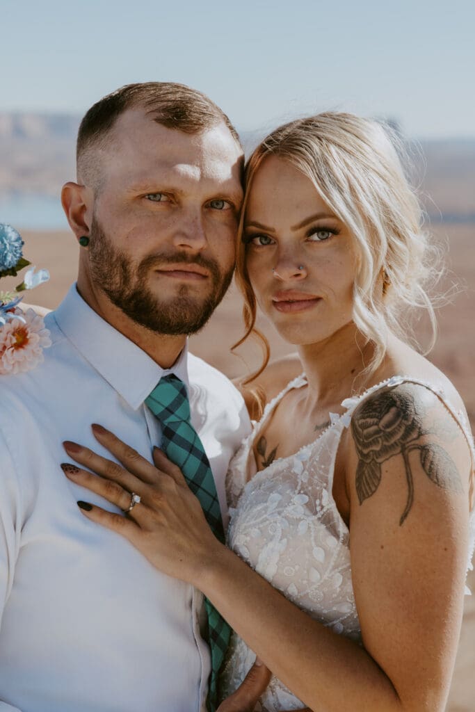 Ashlyn and Joe | Alstrom Point Lake Powell Elopement | Big Water, Utah | Southern Utah Wedding and Elopement Photographer, Emily Dawn Photo