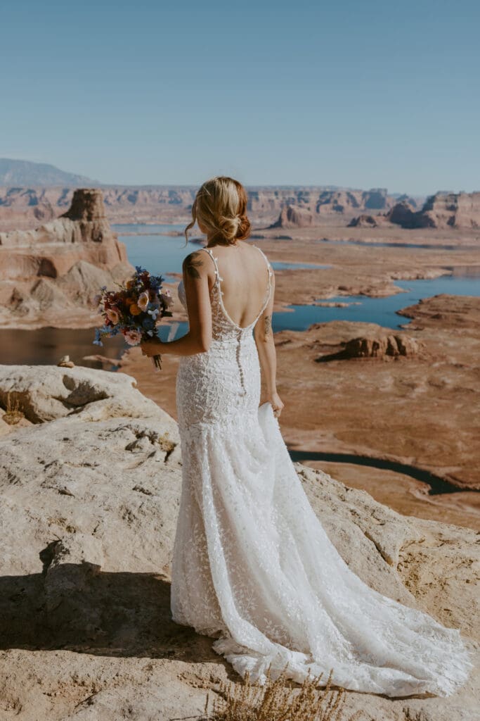 Ashlyn and Joe | Alstrom Point Lake Powell Elopement | Big Water, Utah | Southern Utah Wedding and Elopement Photographer, Emily Dawn Photo
