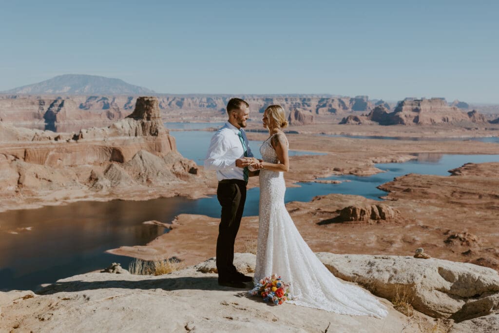 Ashlyn and Joe | Alstrom Point Lake Powell Elopement | Big Water, Utah | Southern Utah Wedding and Elopement Photographer, Emily Dawn Photo