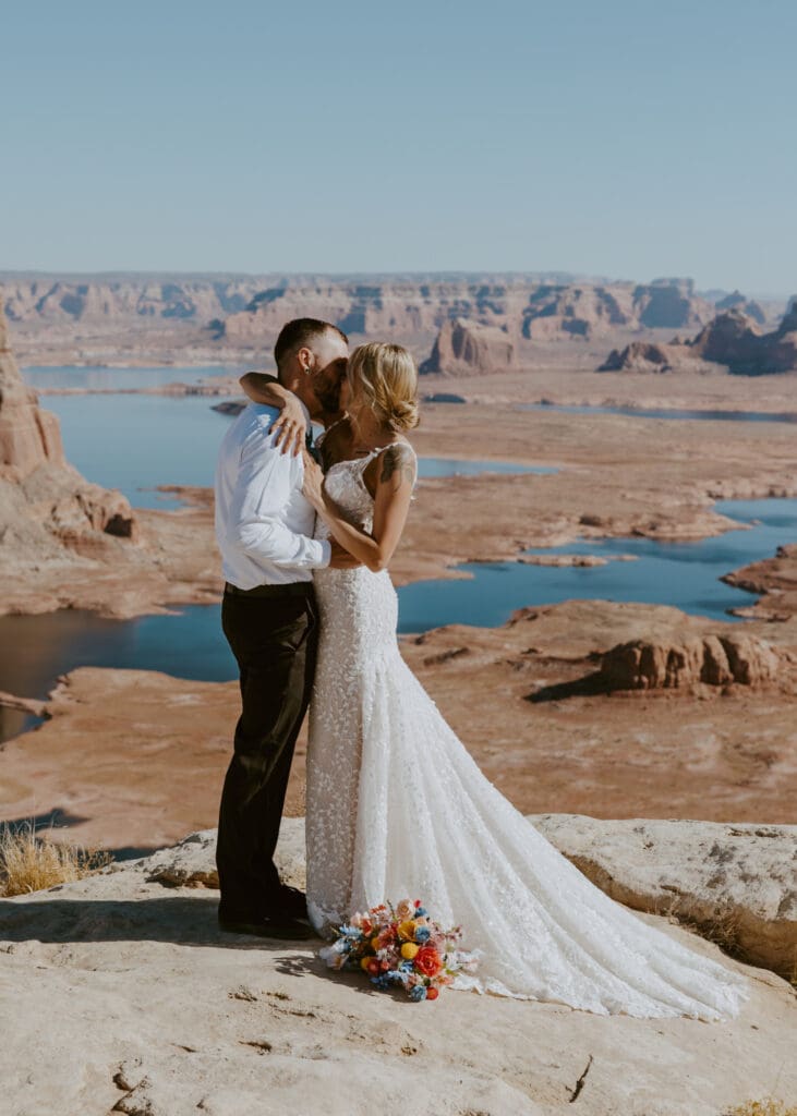 Ashlyn and Joe | Alstrom Point Lake Powell Elopement | Big Water, Utah | Southern Utah Wedding and Elopement Photographer, Emily Dawn Photo