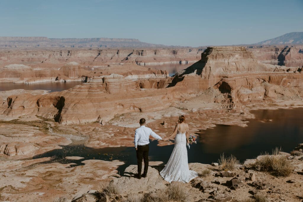 Ashlyn and Joe | Alstrom Point Lake Powell Elopement | Big Water, Utah | Southern Utah Wedding and Elopement Photographer, Emily Dawn Photo