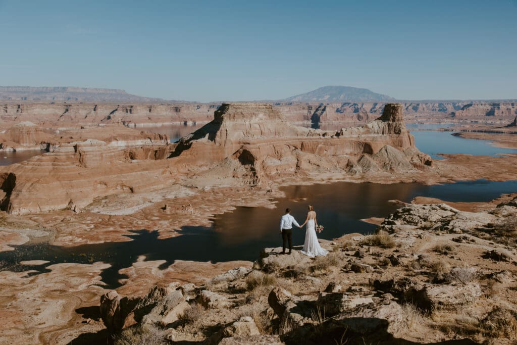 Ashlyn and Joe | Alstrom Point Lake Powell Elopement | Big Water, Utah | Southern Utah Wedding and Elopement Photographer, Emily Dawn Photo