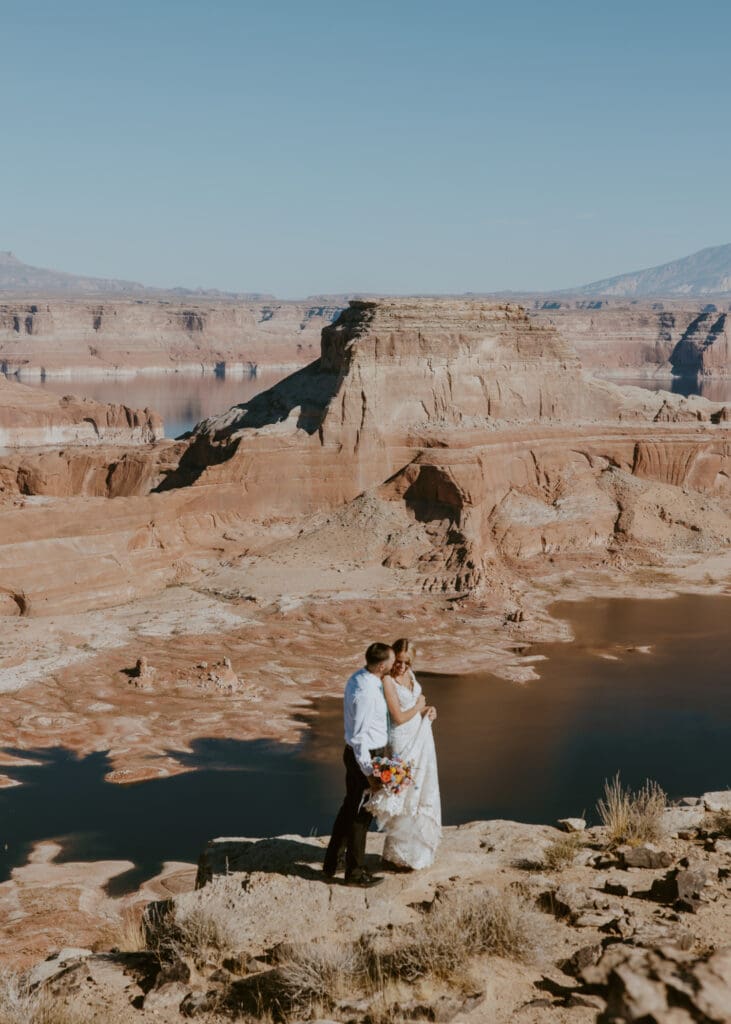 Ashlyn and Joe | Alstrom Point Lake Powell Elopement | Big Water, Utah | Southern Utah Wedding and Elopement Photographer, Emily Dawn Photo