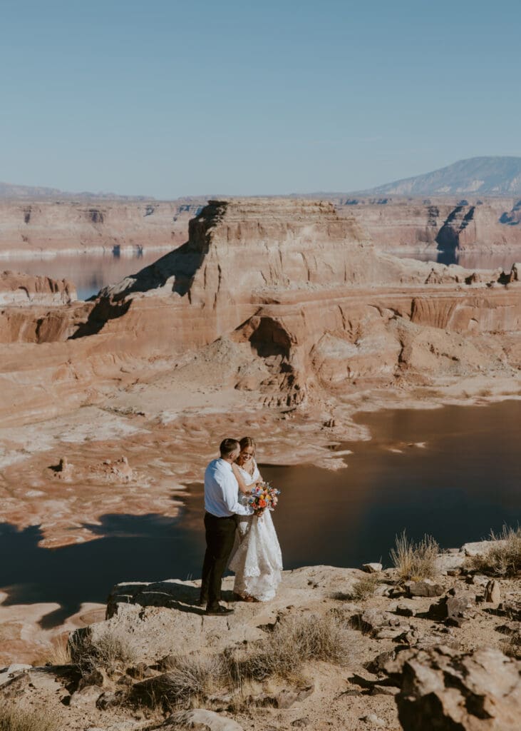 Ashlyn and Joe | Alstrom Point Lake Powell Elopement | Big Water, Utah | Southern Utah Wedding and Elopement Photographer, Emily Dawn Photo