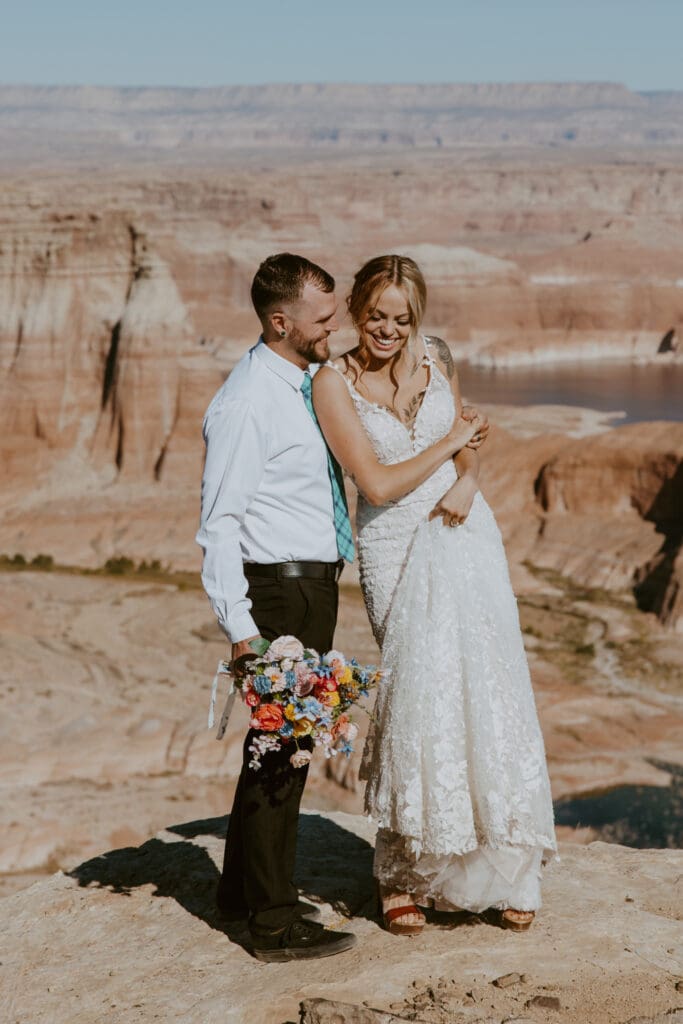 Ashlyn and Joe | Alstrom Point Lake Powell Elopement | Big Water, Utah | Southern Utah Wedding and Elopement Photographer, Emily Dawn Photo