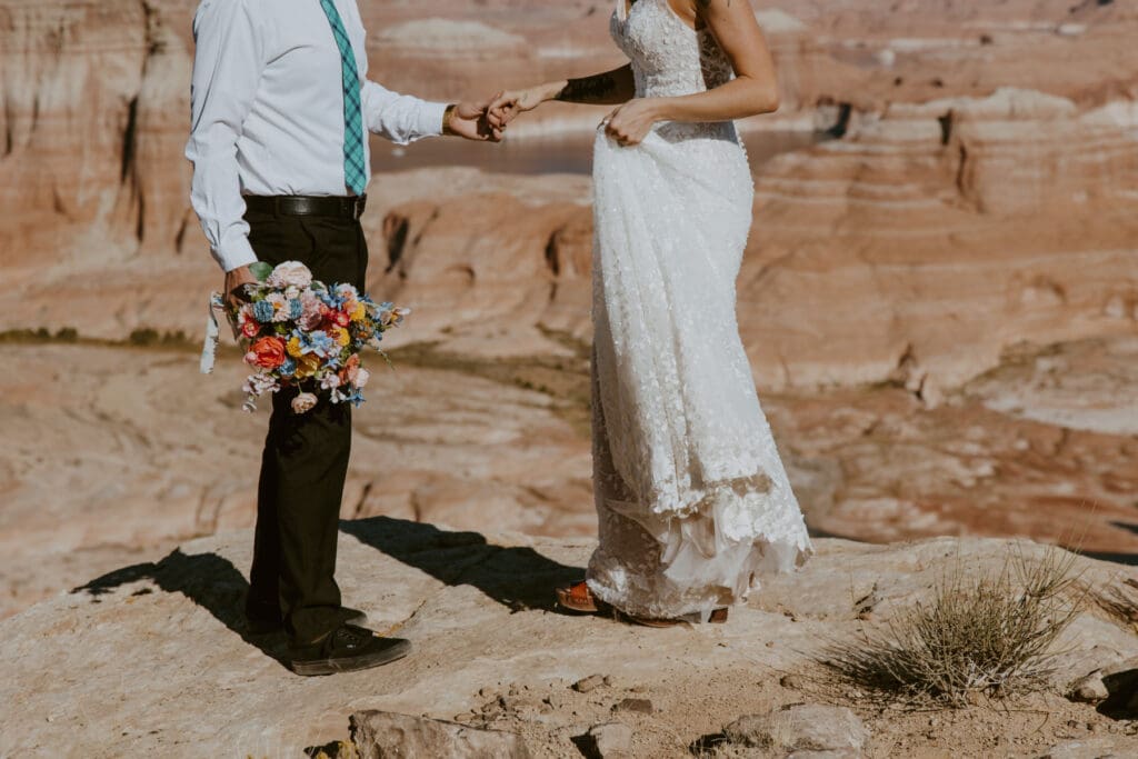 Ashlyn and Joe | Alstrom Point Lake Powell Elopement | Big Water, Utah | Southern Utah Wedding and Elopement Photographer, Emily Dawn Photo