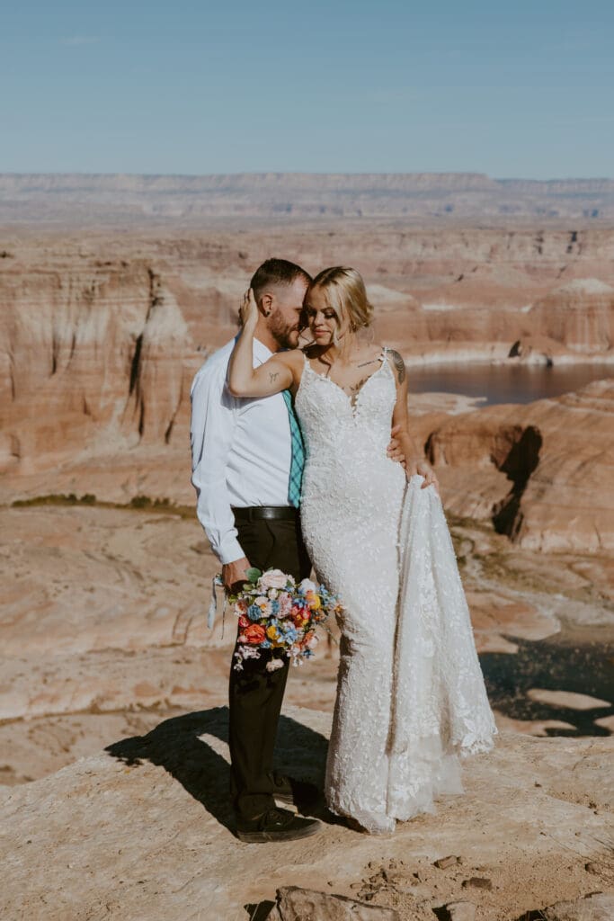 Ashlyn and Joe | Alstrom Point Lake Powell Elopement | Big Water, Utah | Southern Utah Wedding and Elopement Photographer, Emily Dawn Photo
