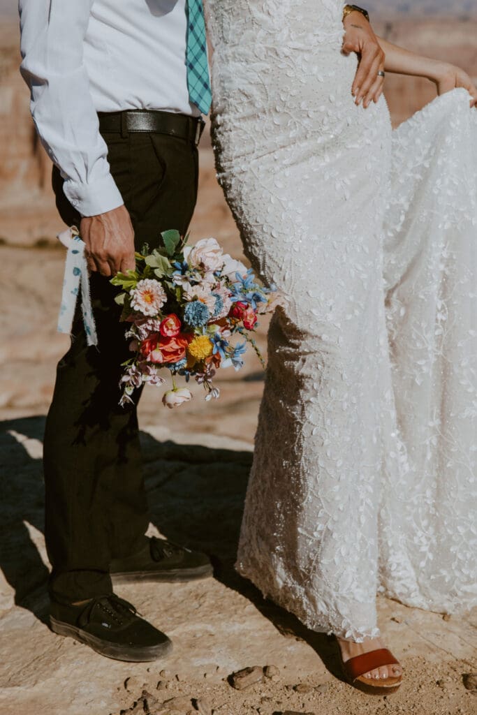Ashlyn and Joe | Alstrom Point Lake Powell Elopement | Big Water, Utah | Southern Utah Wedding and Elopement Photographer, Emily Dawn Photo