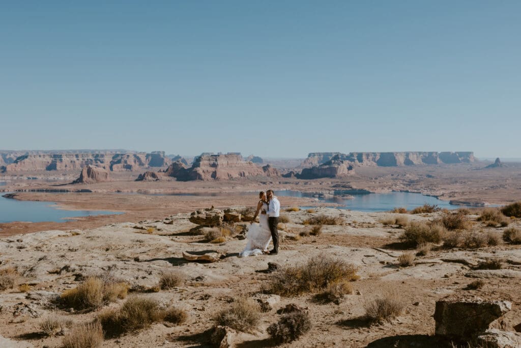 Ashlyn and Joe | Alstrom Point Lake Powell Elopement | Big Water, Utah | Southern Utah Wedding and Elopement Photographer, Emily Dawn Photo
