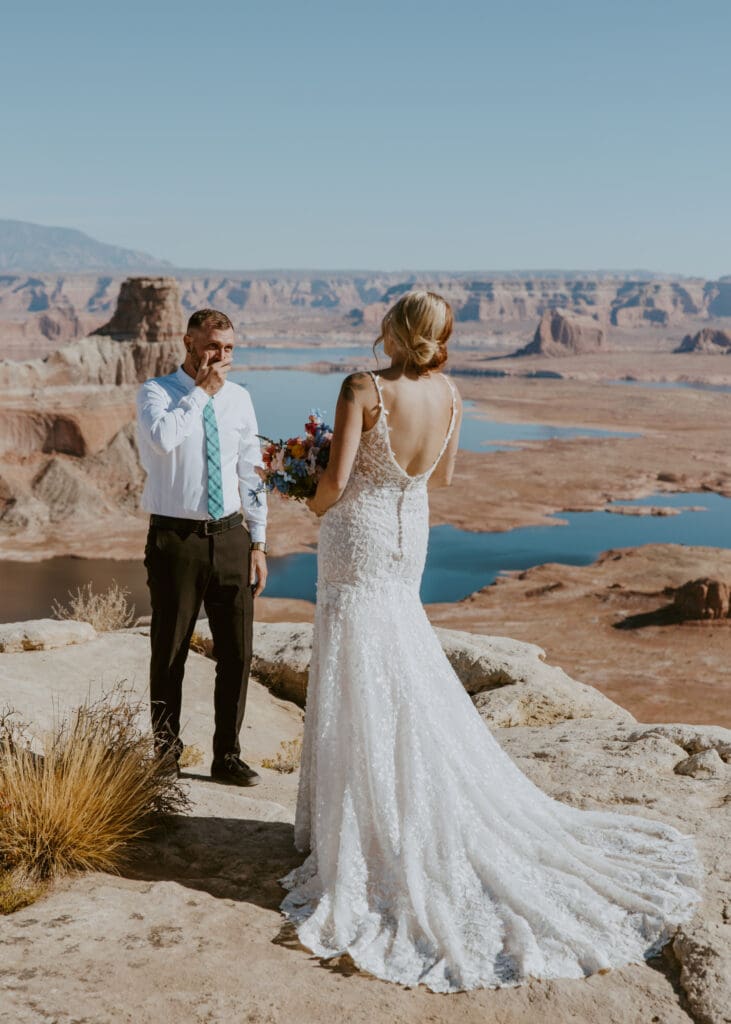 Ashlyn and Joe | Alstrom Point Lake Powell Elopement | Big Water, Utah | Southern Utah Wedding and Elopement Photographer, Emily Dawn Photo