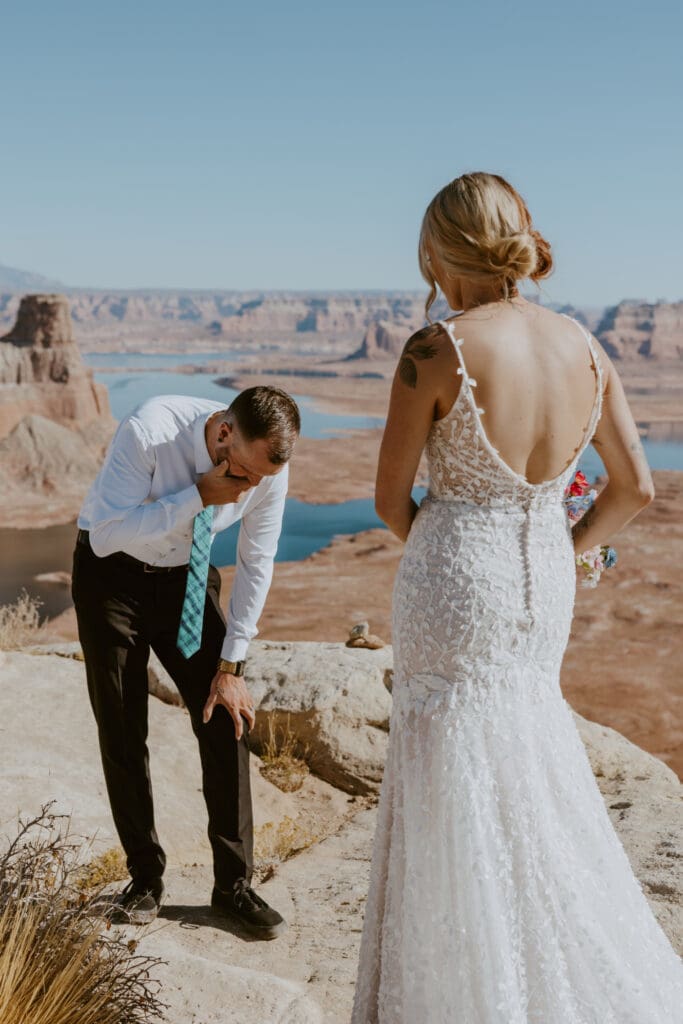 Ashlyn and Joe | Alstrom Point Lake Powell Elopement | Big Water, Utah | Southern Utah Wedding and Elopement Photographer, Emily Dawn Photo
