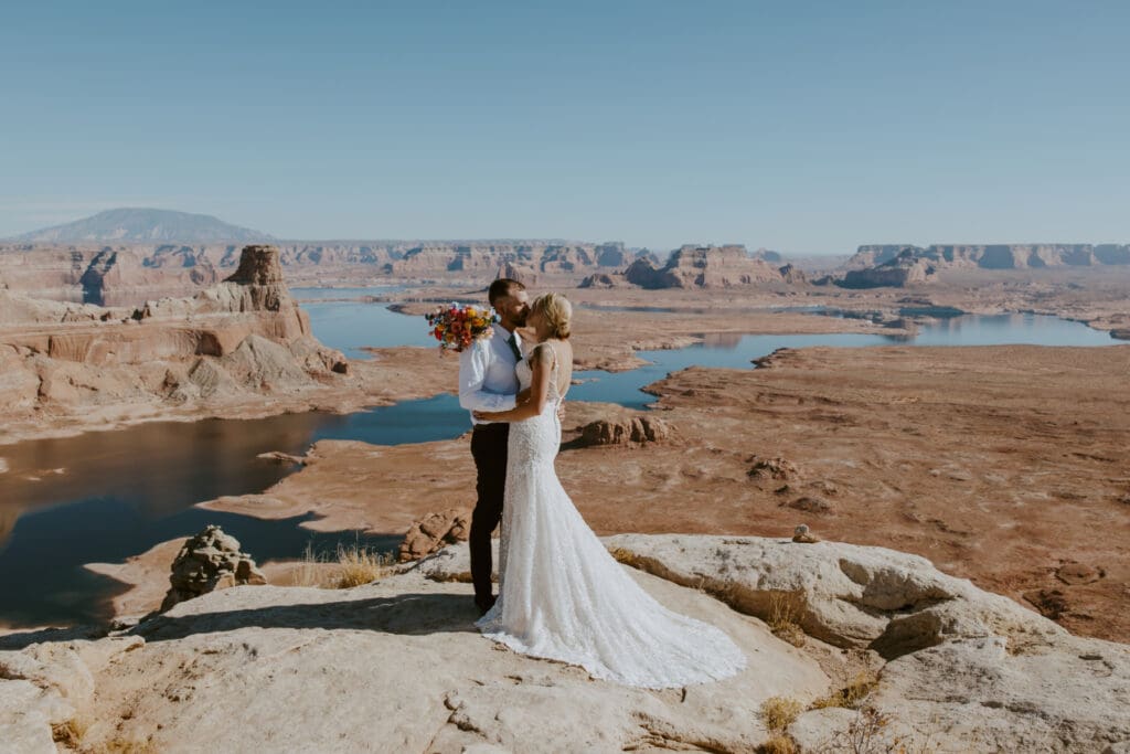 Ashlyn and Joe | Alstrom Point Lake Powell Elopement | Big Water, Utah | Southern Utah Wedding and Elopement Photographer, Emily Dawn Photo