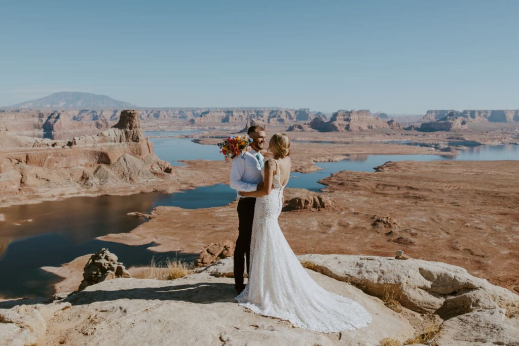 Ashlyn and Joe | Alstrom Point Lake Powell Elopement | Big Water, Utah | Southern Utah Wedding and Elopement Photographer, Emily Dawn Photo