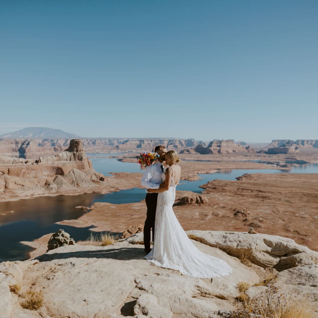 Ashlyn and Joe | Alstrom Point Lake Powell Elopement | Big Water, Utah | Southern Utah Wedding and Elopement Photographer, Emily Dawn Photo