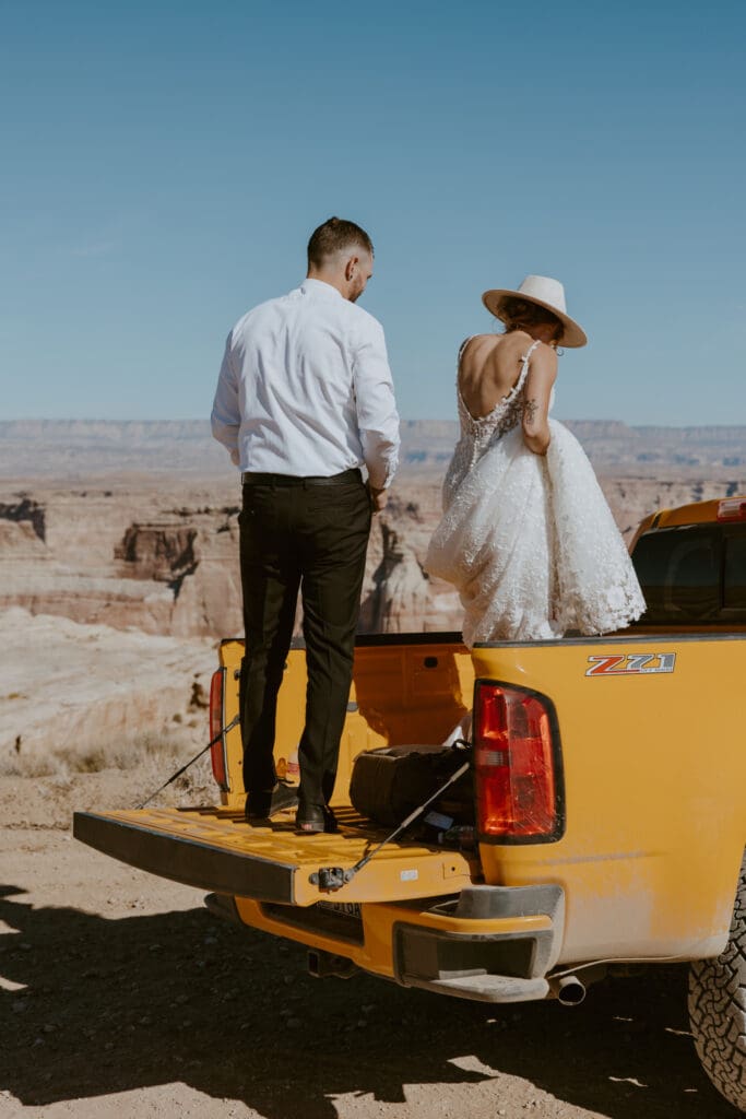 Ashlyn and Joe | Alstrom Point Lake Powell Elopement | Big Water, Utah | Southern Utah Wedding and Elopement Photographer, Emily Dawn Photo