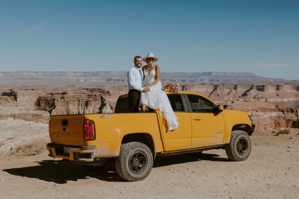 Ashlyn and Joe | Alstrom Point Lake Powell Elopement | Big Water, Utah | Southern Utah Wedding and Elopement Photographer, Emily Dawn Photo