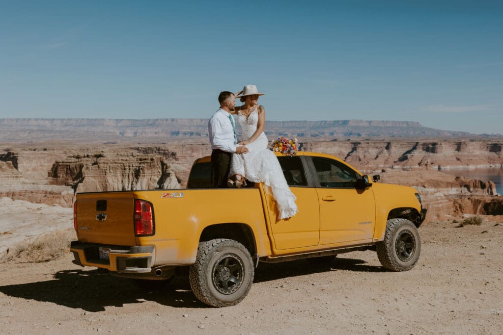 Ashlyn and Joe | Alstrom Point Lake Powell Elopement | Big Water, Utah | Southern Utah Wedding and Elopement Photographer, Emily Dawn Photo