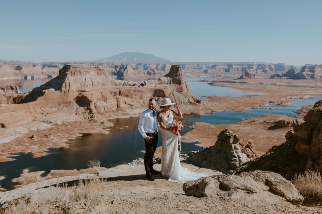 Ashlyn and Joe | Alstrom Point Lake Powell Elopement | Big Water, Utah | Southern Utah Wedding and Elopement Photographer, Emily Dawn Photo