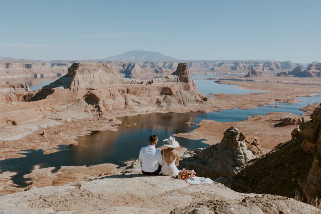 Ashlyn and Joe | Alstrom Point Lake Powell Elopement | Big Water, Utah | Southern Utah Wedding and Elopement Photographer, Emily Dawn Photo