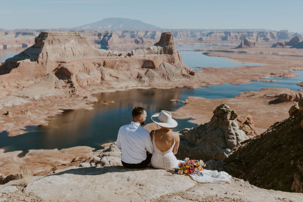 Ashlyn and Joe | Alstrom Point Lake Powell Elopement | Big Water, Utah | Southern Utah Wedding and Elopement Photographer, Emily Dawn Photo