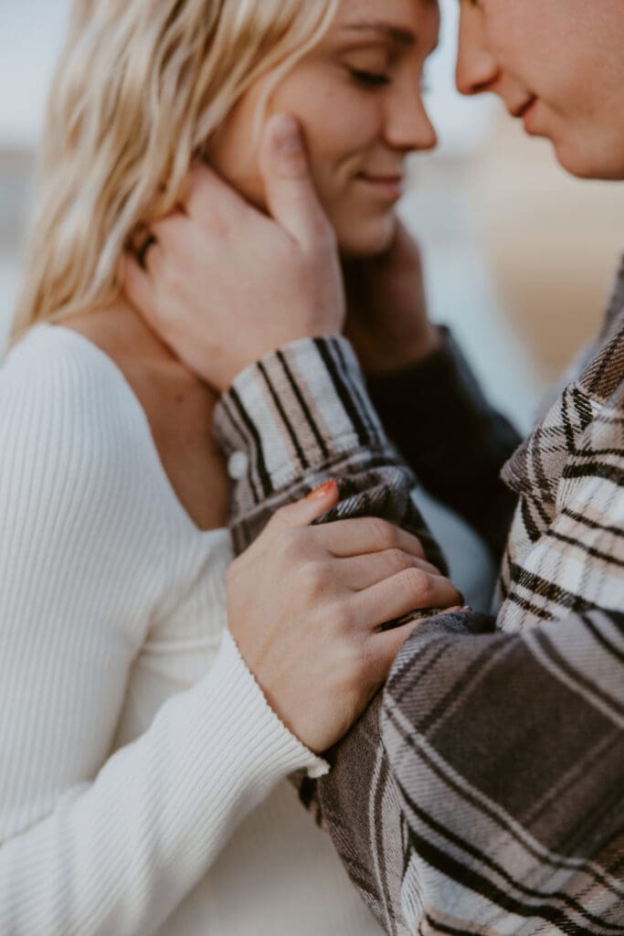 Braylee and Kacen | Lone Rock Lake Powell, Arizona Engagement Photos | Southern Utah Wedding and Elopement Photographer, Emily Dawn Photo