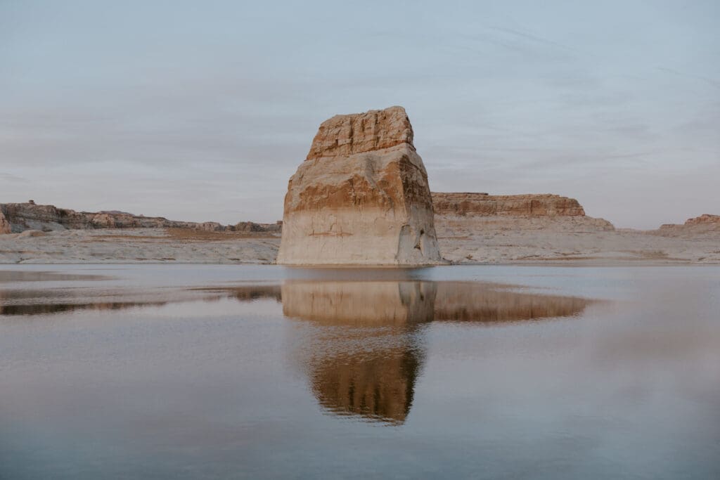 Braylee and Kacen | Lone Rock Lake Powell, Arizona Engagement Photos | Southern Utah Wedding and Elopement Photographer, Emily Dawn Photo