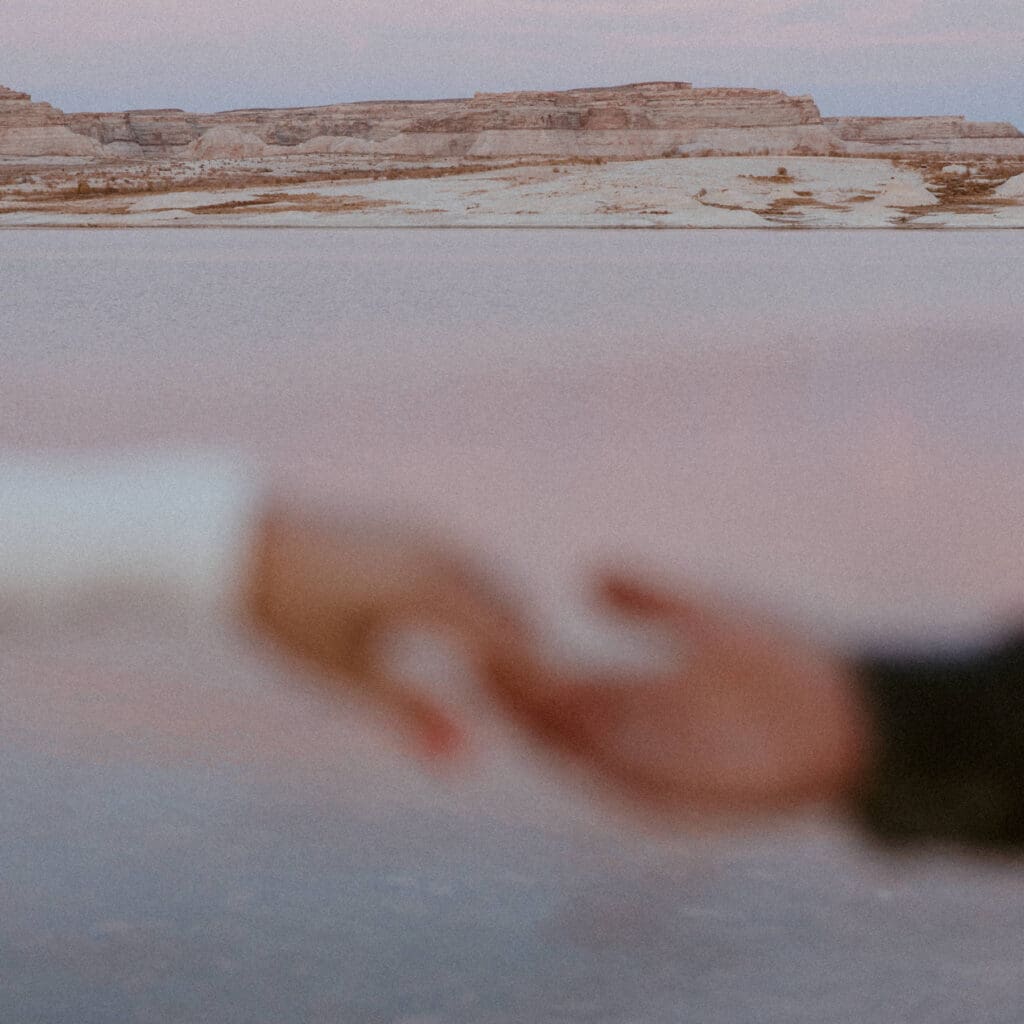 Braylee and Kacen | Lone Rock Lake Powell, Arizona Engagement Photos | Southern Utah Wedding and Elopement Photographer, Emily Dawn Photo