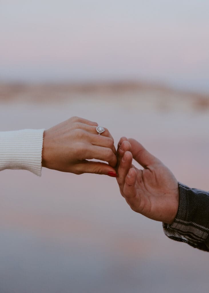 Braylee and Kacen | Lone Rock Lake Powell, Arizona Engagement Photos | Southern Utah Wedding and Elopement Photographer, Emily Dawn Photo