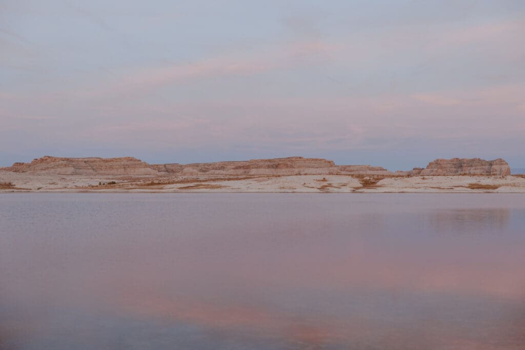 Braylee and Kacen | Lone Rock Lake Powell, Arizona Engagement Photos | Southern Utah Wedding and Elopement Photographer, Emily Dawn Photo